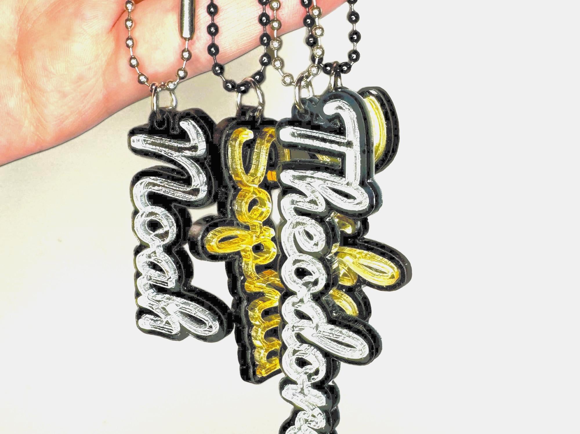 Custom Acrylic Name Keychain: Personalized Party Favor